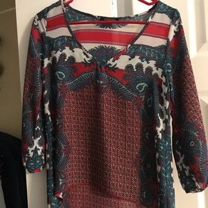 Renee C. High-low Blouse